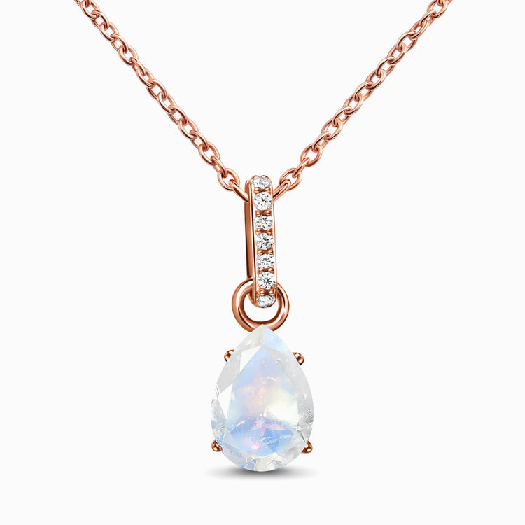 Moonstone Necklace Dainty Crystal Point Pendant 925 Silver | Moonstone  necklace silver, Moonstone crystal necklace, Dainty moonstone necklace